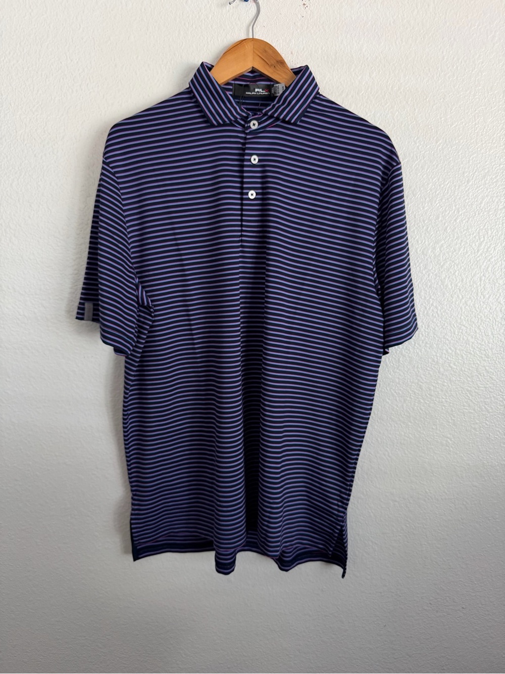 Golf Polo Shirt Polo Ralph Lauren RLX Wicking Cool Pickleball Men Size Large